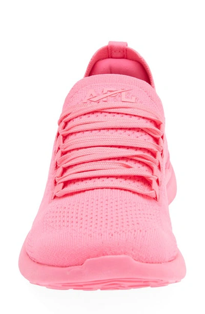 Shop Apl Athletic Propulsion Labs Techloom Breeze Knit Running Shoe In Fusion Pink