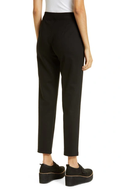 Shop Eileen Fisher Slim Ankle Pants In Black