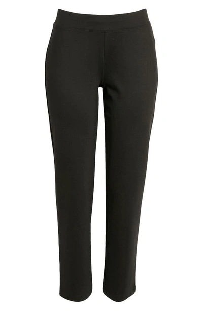 Shop Eileen Fisher Slim Ankle Pants In Black