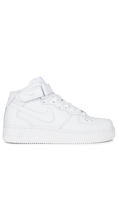 Shop Nike Air Force 1 '07 Mid Rec Sneaker In White
