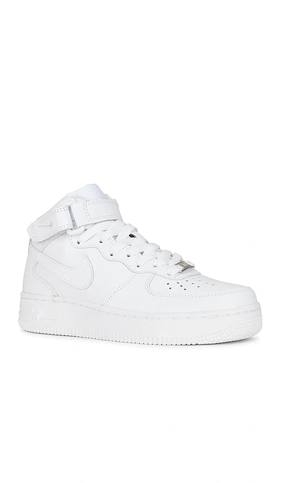 Shop Nike Air Force 1 '07 Mid Rec Sneaker In White