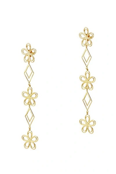 Shop Amorcito Celestial Dangle Earrings In Gold