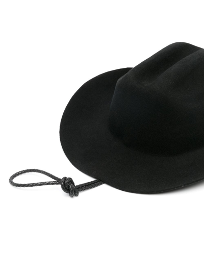 Shop Ruslan Baginskiy Logo-patch Cowboy Hat In Schwarz