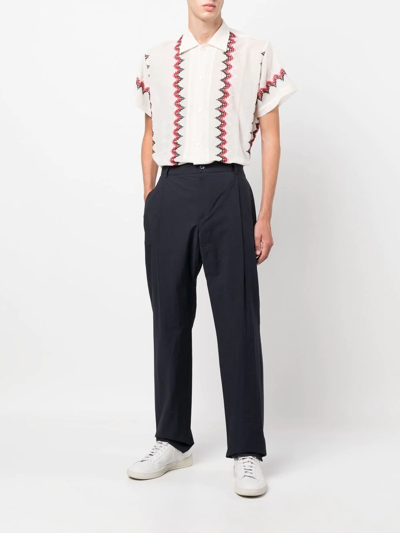 Orlebar Brown Dunmore Straight-leg Trousers In Blau