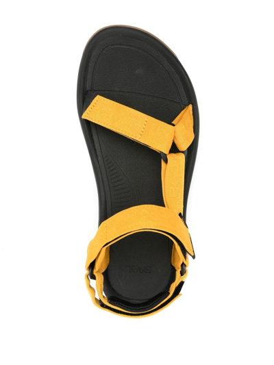 Shop Teva Strap-detail Open-toe Sandals In Yellow
