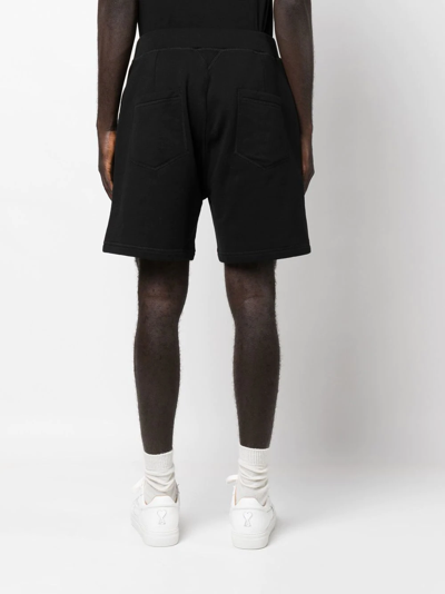 Shop Dsquared2 Logo-print Track Shorts In Black