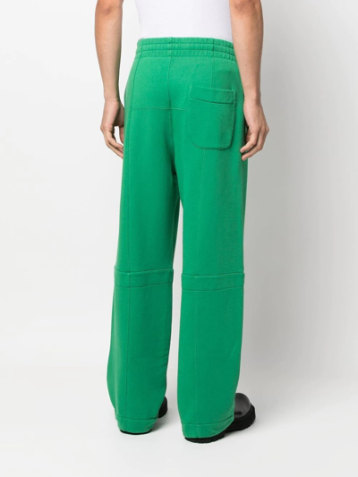 Shop Ambush Panelled Straight-leg Trousers In Grün