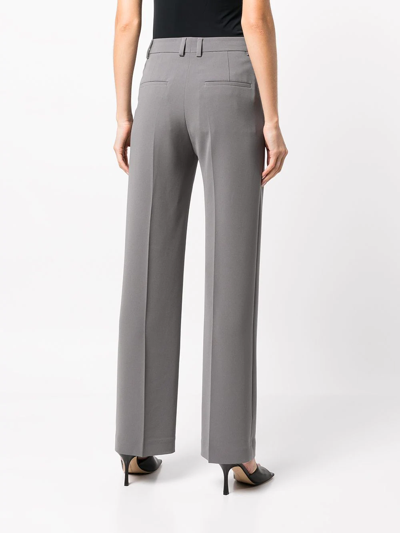 Shop Filippa K Hutton Straight-leg Trousers In Grau