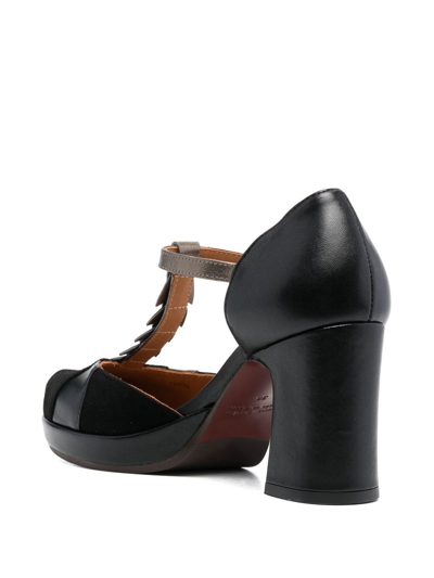 Shop Chie Mihara Dafaba 80mm Leather Pumps In Black