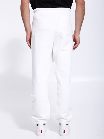 Shop Moncler White Track Pants