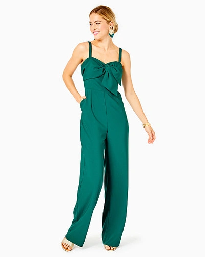 Shop Lilly Pulitzer Kavia Jumpsuit In Hosta Green