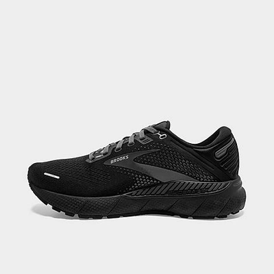 Shop Brooks Women's Adrenaline Gts 22 Running Shoes (wide Width D) In Black/black/ebony