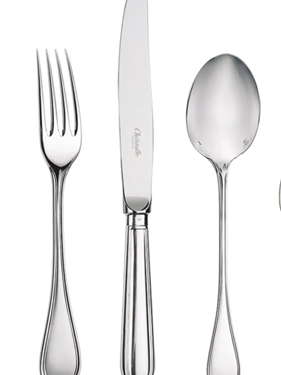 Shop Christofle Albi Five-piece Individual Silver-plated Place Settings