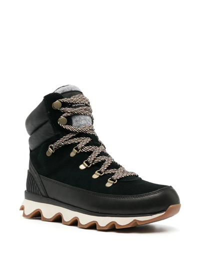 Shop Sorel Ankle-length Lace-up Boots In Black