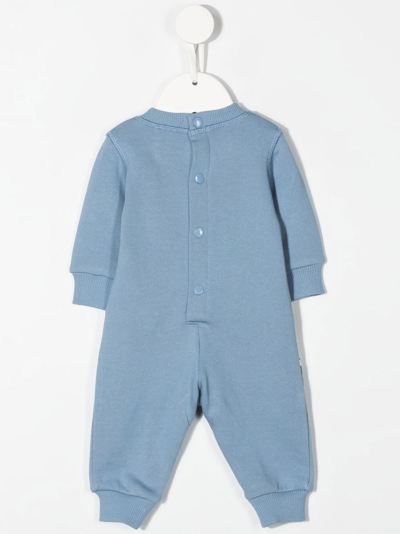 Shop Kenzo Logo-print Jersey Pyjamas In Blue
