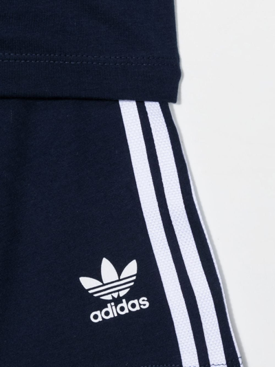 Adidas Originals Babies' Logo-print Detail Tracksuit Set In Blue | ModeSens