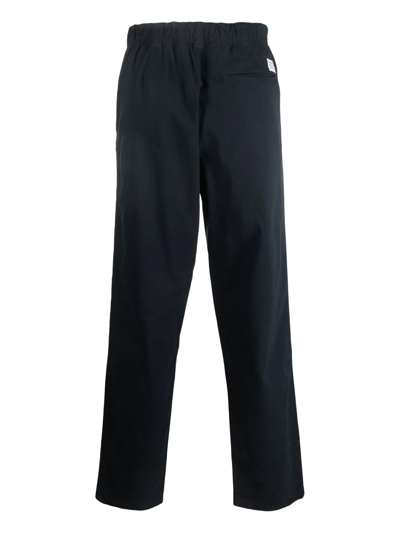 Norse Projects Mid-rise Straight-leg Trousers In Blue