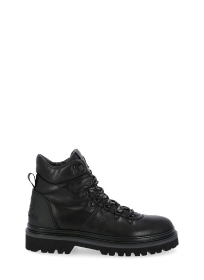 Woolrich New Hiker Boot In Nappa Black