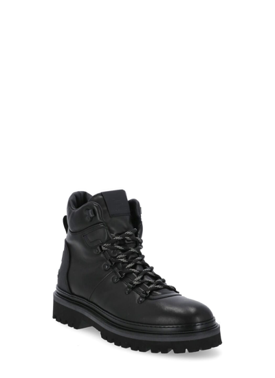 Woolrich New Hiker Boot In Nappa Black