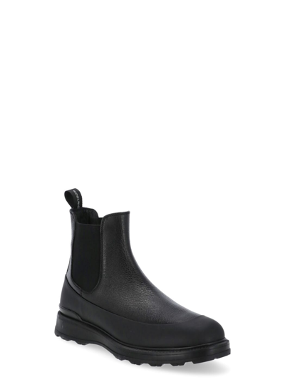 Shop Woolrich Chelsea Boots With Rubber Insert In Gum Black - Boxland Black