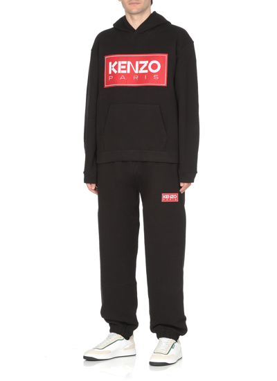Shop Kenzo Paris Cotton Pants In Black