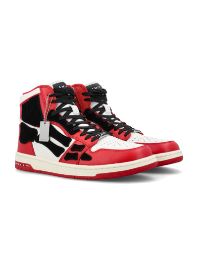 Shop Amiri Skel-top Hi In Red