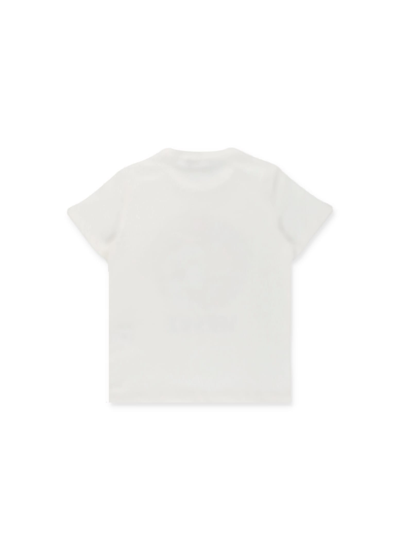 Shop Versace Multicolor Medusa T-shirt In Bianco+multicolor