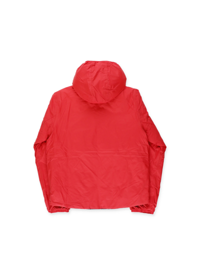 Shop K-way Reversible Jacques Down Jacket In Red - Blue Depht