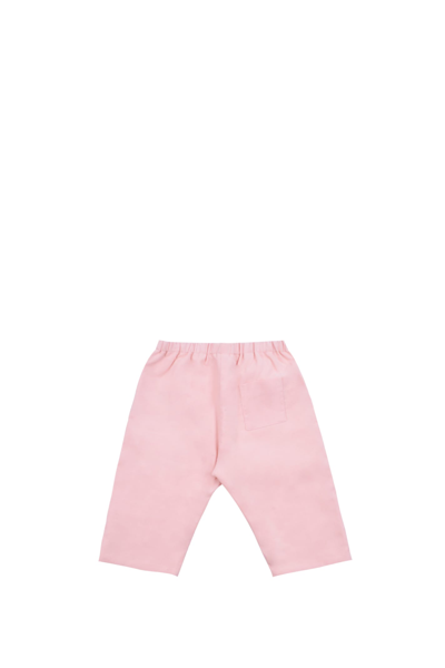 Shop Bonpoint Cotton Pants In Rose