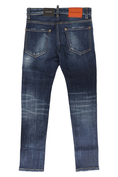 Shop Dsquared2 Jeans In Blu Denim
