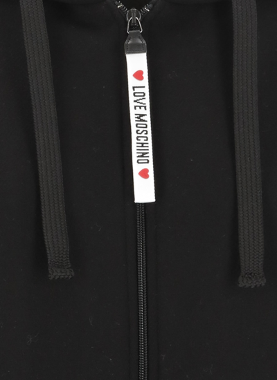 Shop Love Moschino Virgin Wool Coat In Black