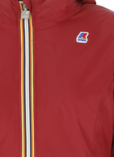 K-way Lily Thermo Plus Reversible Jacket In Red Dk - Black Pure