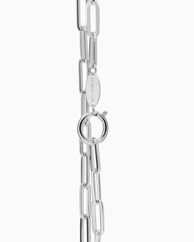 Federica Tosi Lace Square Ruthenium In Silver
