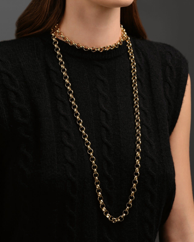 Federica Tosi Lace Long Irma Gold In Gold