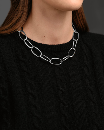 Federica Tosi Lace Bolt Ruthenium In Silver