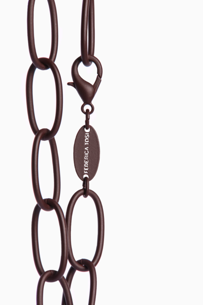 Federica Tosi Lace Bolt Brown In Brown