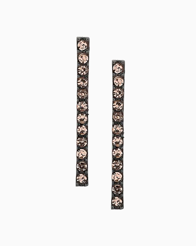 Federica Tosi Earrings Lobo Line Brown In Brown