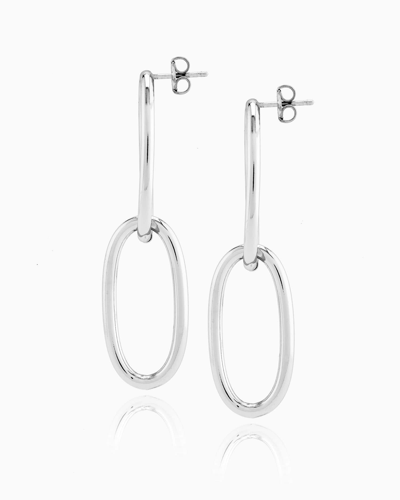 Federica Tosi Earring New Bolt Silver In Silver