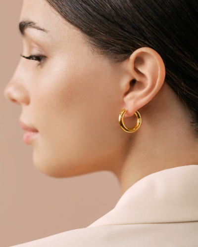 Federica Tosi Earring Eva Small Gold In Gold