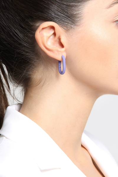 Shop Federica Tosi Earring Christy Lavender In Lilac