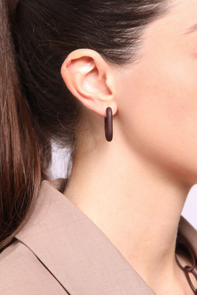 Federica Tosi Earring Christy Brown In Brown