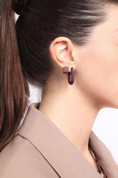 Federica Tosi Earring Christy Brown In Brown