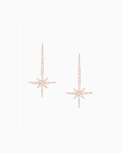 Shop Federica Tosi Comet Earrings Rose Gold