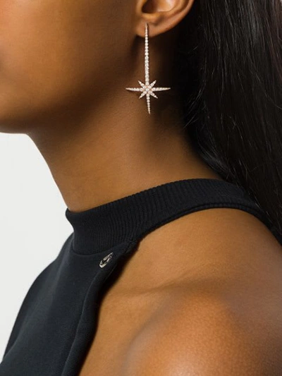 Federica Tosi Comet Earrings Rose Gold In Rose Gold