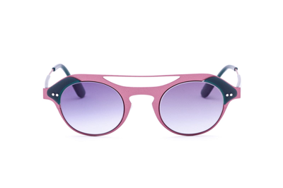 Shop Anne &amp; Valentin Stroke-u233 Sunglasses In Pink/oil