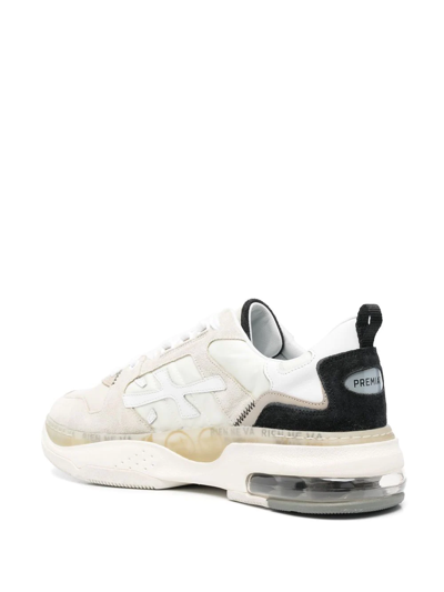 Shop Premiata Drake Chunky Low-top Sneakers In Neutrals