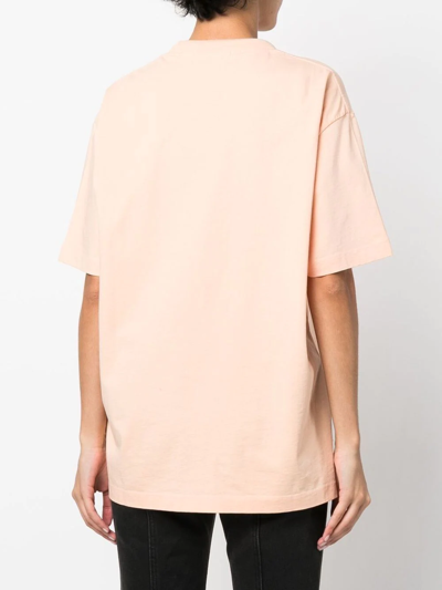 Shop Ambush Multi-cord Logo-print T-shirt In Orange