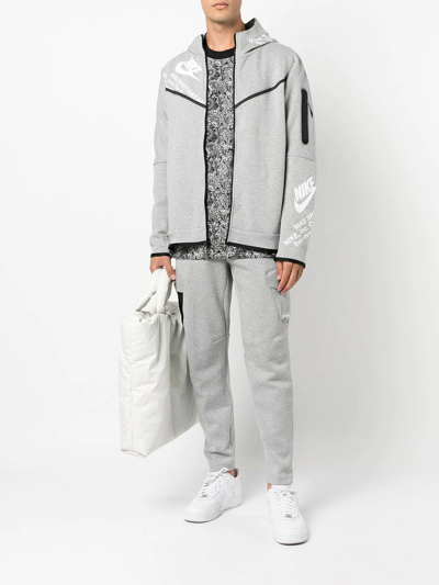 Nike Sportswear Tech Fleece Graphic Full-Zip Hoodie Grey