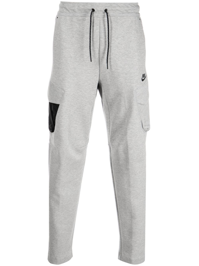 Shop Nike Nsw Tech Tapered Utilities Sweatpants In Grey