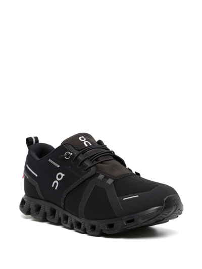 Shop On Running On Cloud 5 Low-top Sneakers In Black